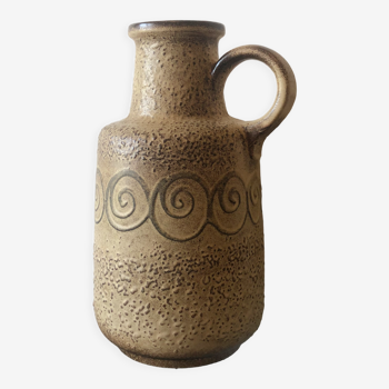 Vase en forme de pichet en grès, années 70