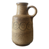 Vase en forme de pichet en grès, années 70