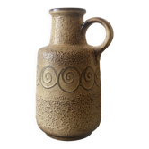 Vase en forme de pichet en grès, années 70