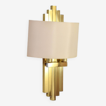 Hollywood Regency Great Brass Wall Sconce for Lumica BD, Spain, 1970