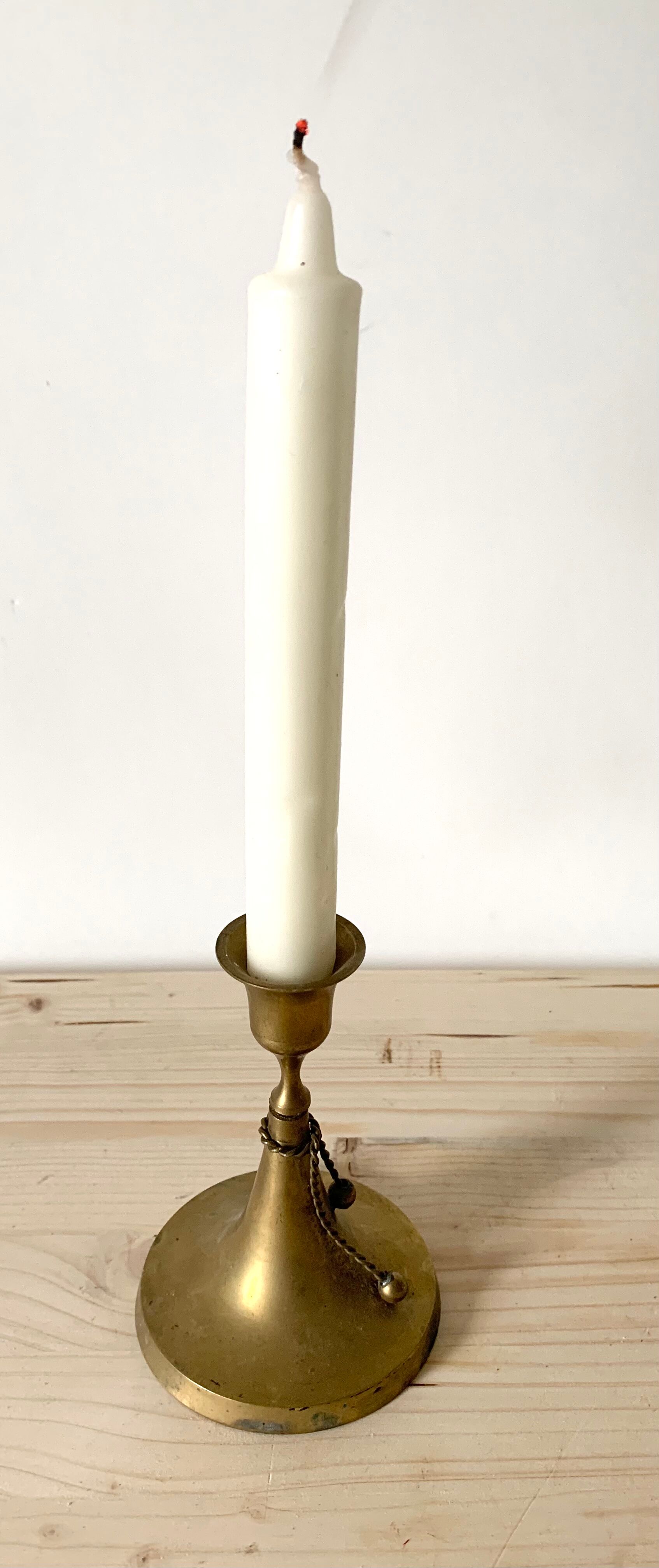 Brass candle holder