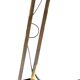 Mid-century green and brass table lamp, Italy 1960s
