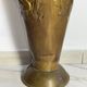 Vintage umbrella stands in solid brass and copper – Relief decoration