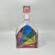 1970s Stunning Decanter or Decorative Bottle by Luigi Bormioli. Made in Ita