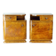 Art Deco Bedside Tables In Wood, Czechoslovakia 1940s