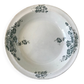 hollow dish in Iron Earth Bertrand Bordeaux model "Anémone" late nineteenth