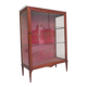Mahogany display cabinet with marble top, 1920s