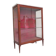 Mahogany display cabinet with marble top, 1920s