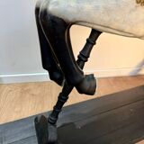 Wooden carousel horse