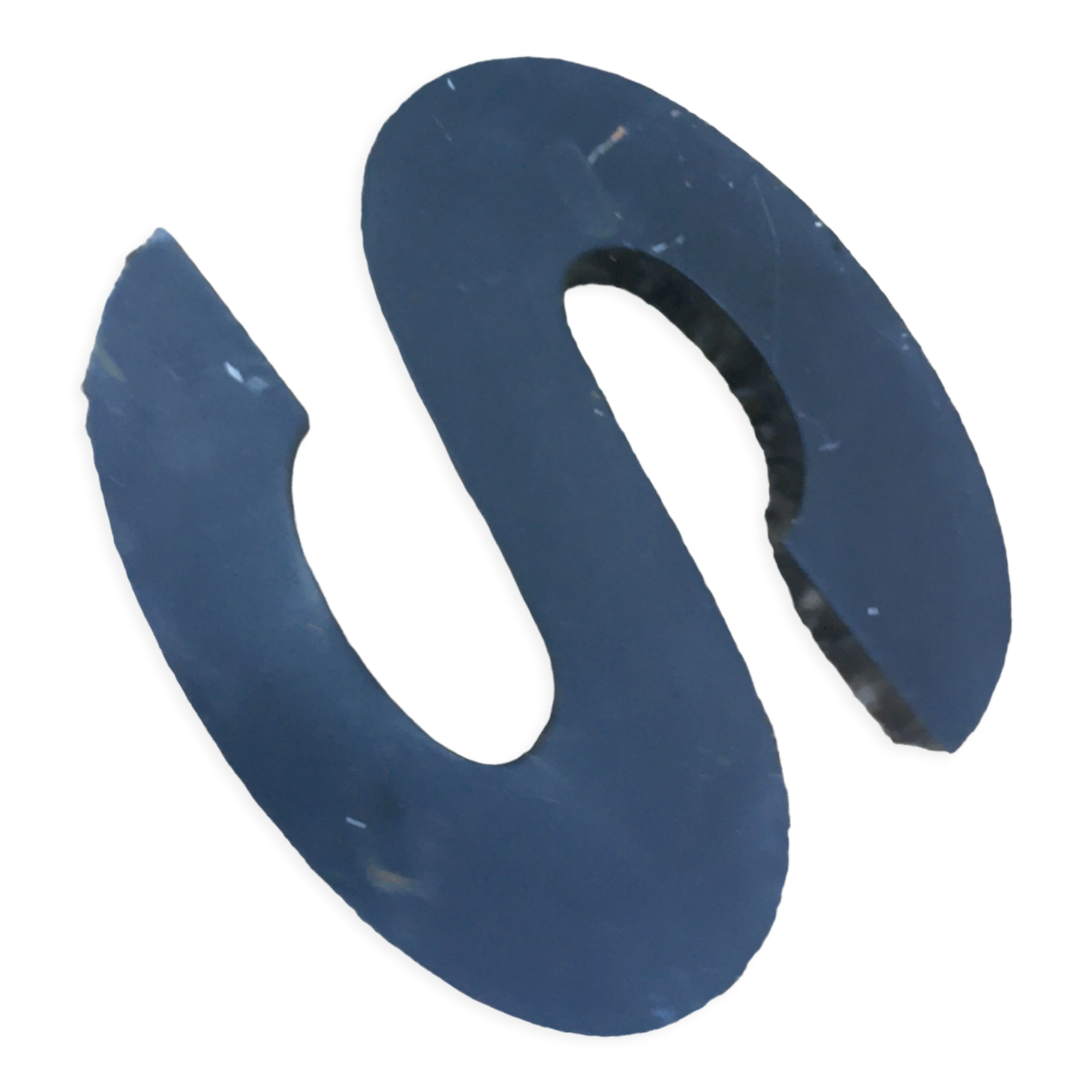 Vintage metal sign letter