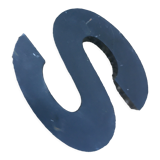 Vintage metal sign letter