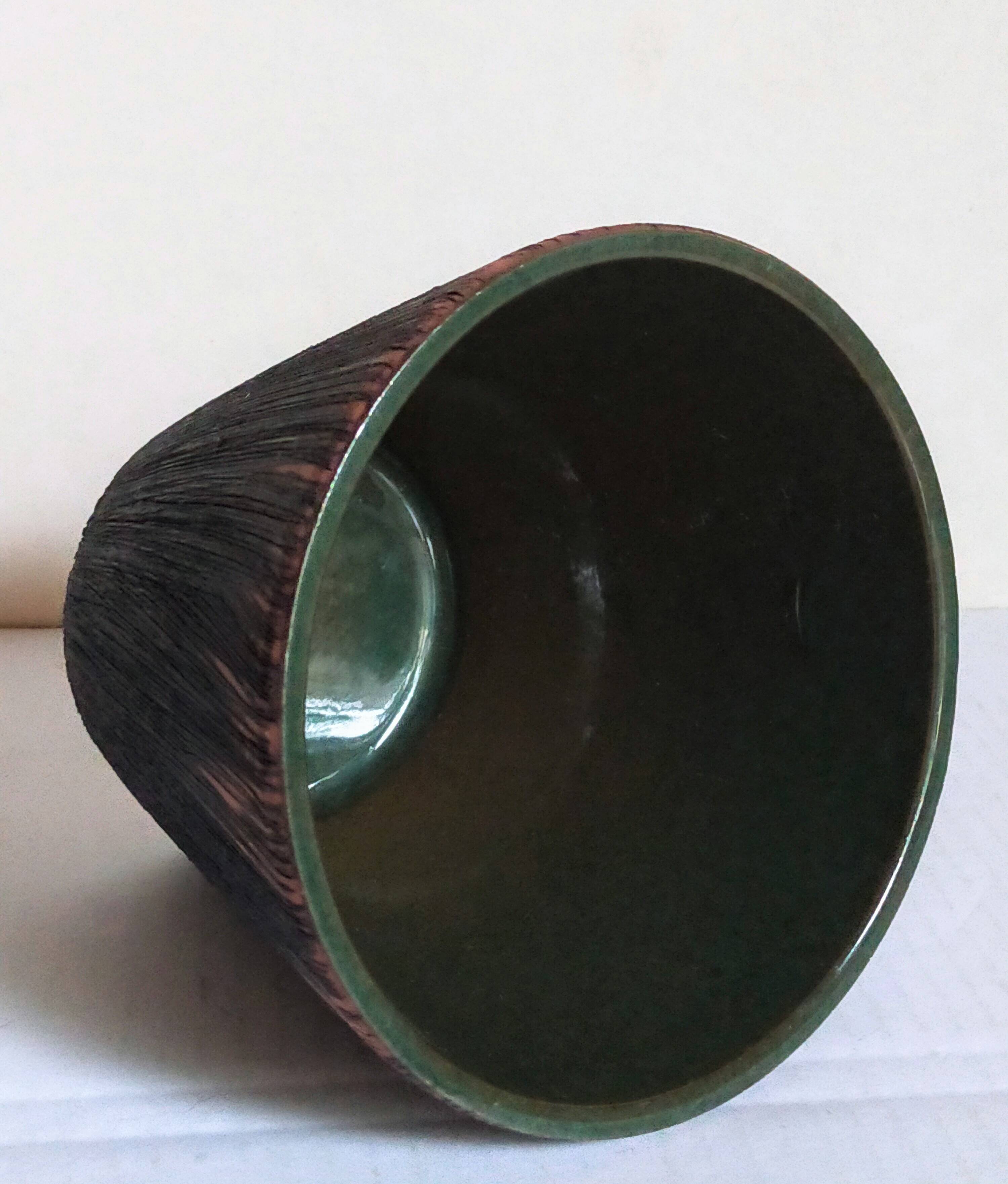 Enameled earthenware pot from the 1950s