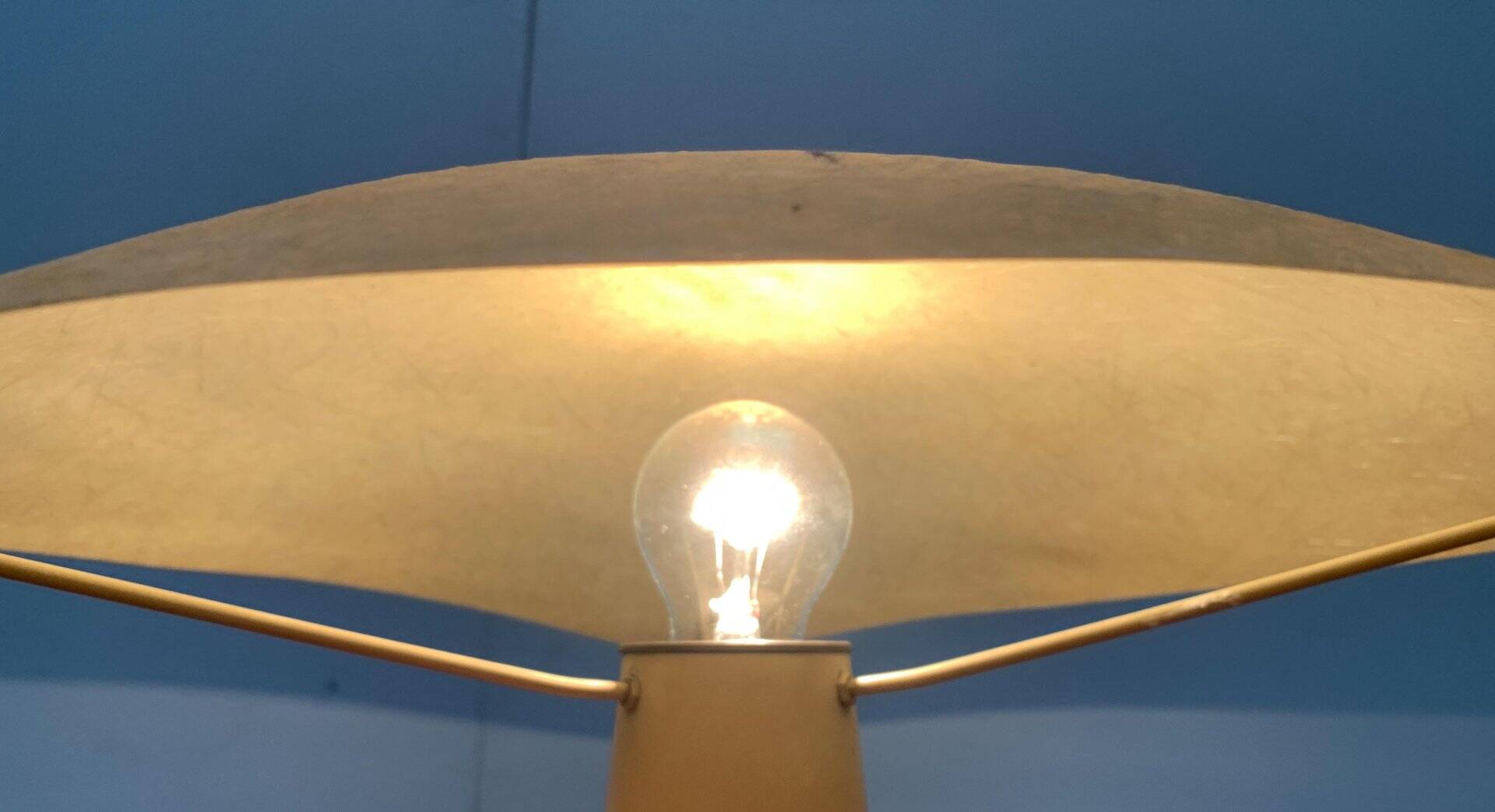 1960s minimalist fibreglass ceiling lamp