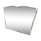 Beveled art deco mirror 58x42cm