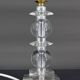 Art Deco crystal lamp,  France, Circa 1940