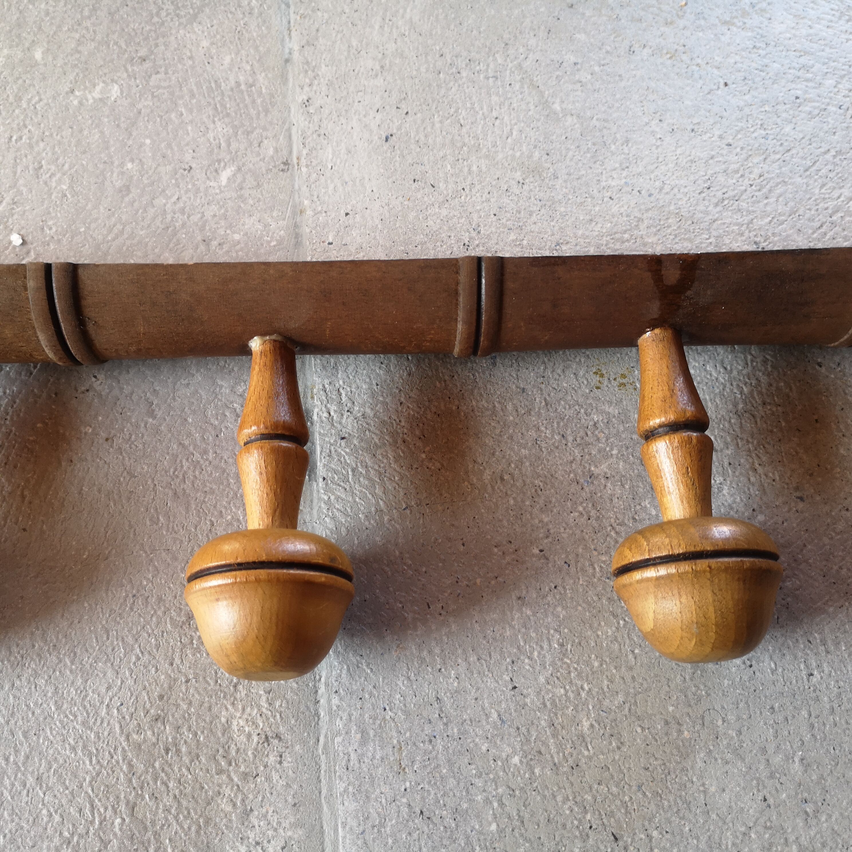 Coat door 5 patères