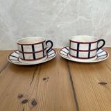 Set of 2 large “Béarn” cups