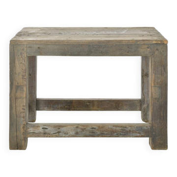 Table de travail en bois massif (66 x 91 x 60cm)