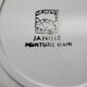 3 dessert plates earthenware Salins France hand-painted