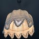 Vintage hanging in crochet lace chandelier tulip romantic 1970