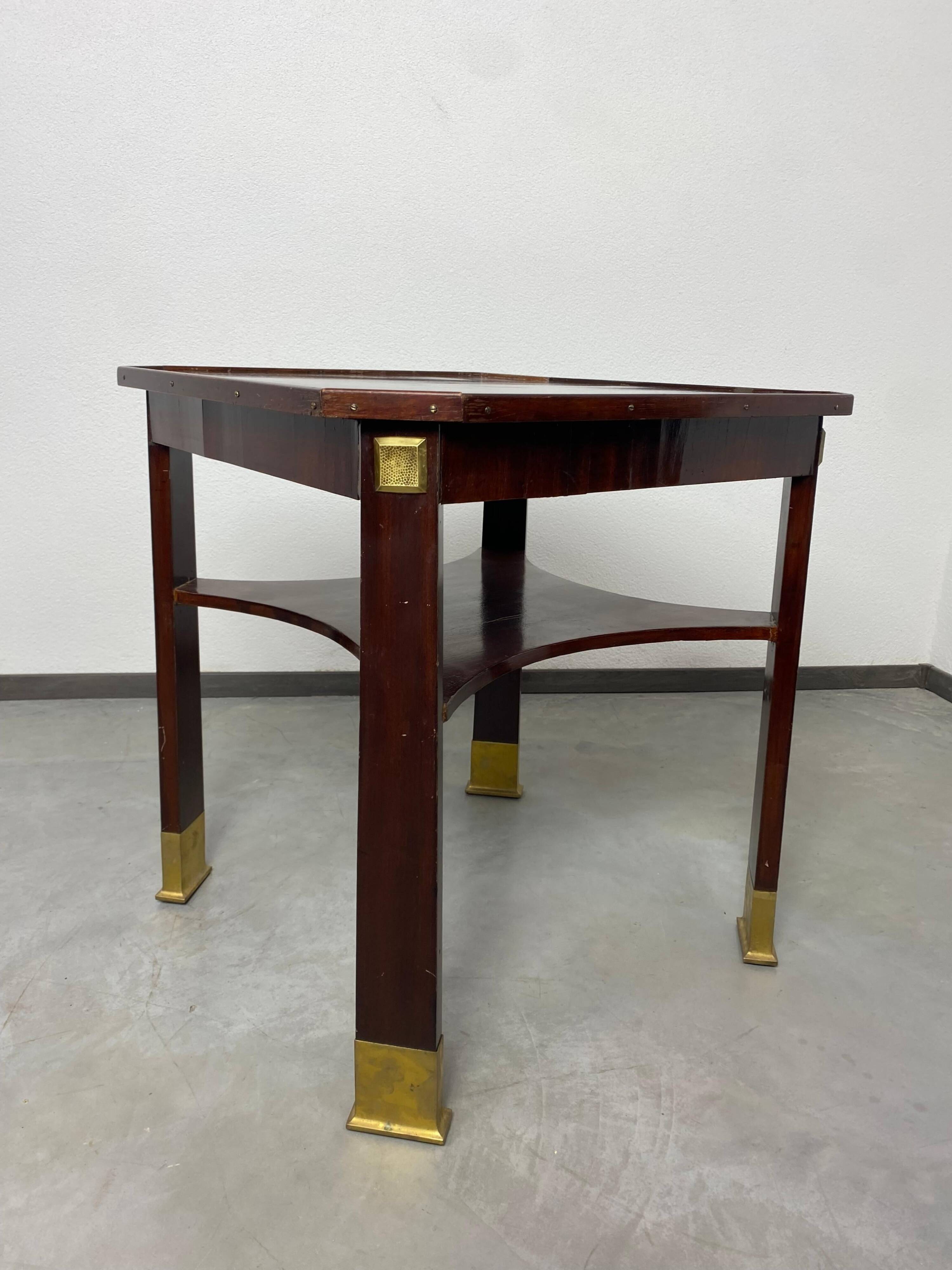 Jugendstil coffee table by Adolf Loos for F.O. Schmidt