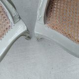 Salon Louis XV with double patinated cannage