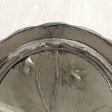 1900 Art Nouveau pewter plate