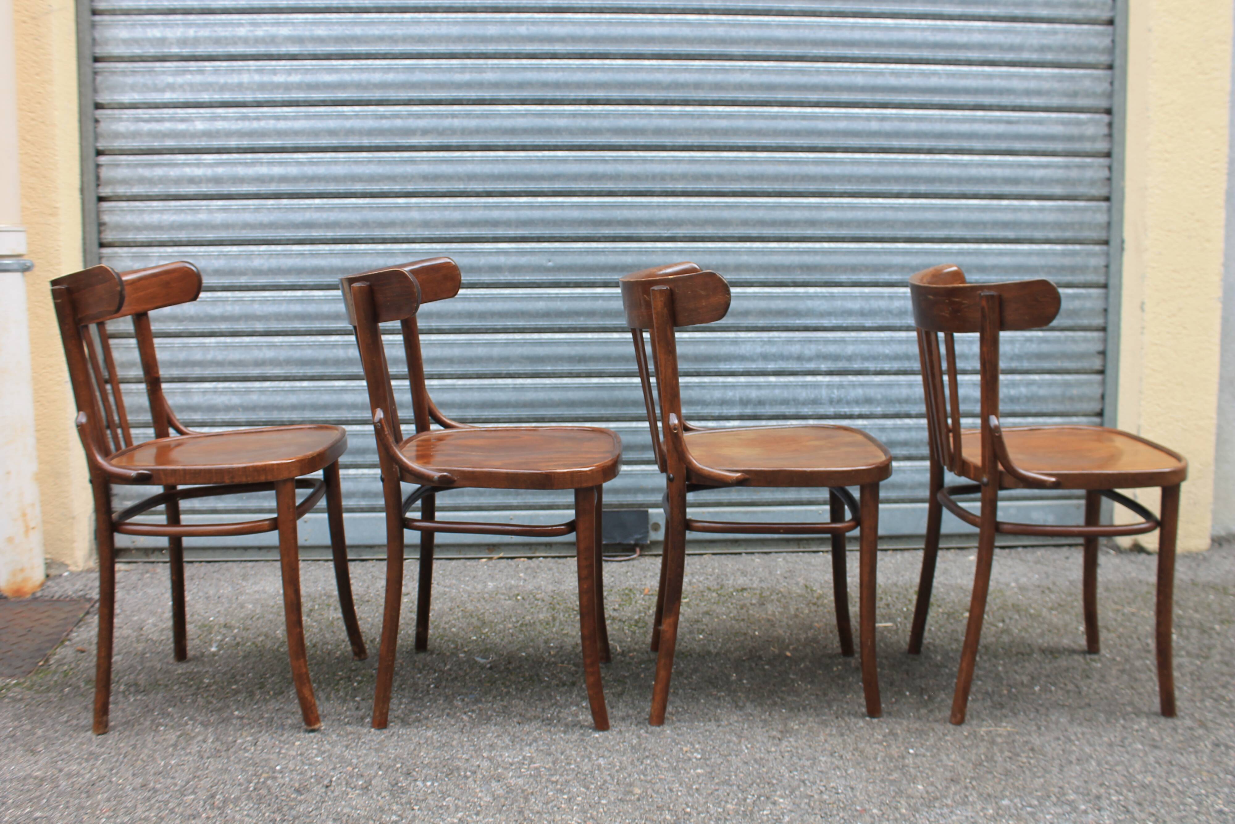 Set of 4 bistro chairs