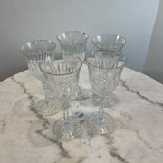 Lot de 5 verres à pied
