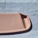Vintage pink ceramic bathroom shelf