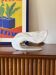 Murano blown shell shaped glass sculptural table lamp, La Murrina Italy 197