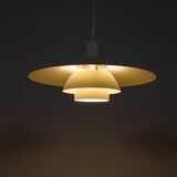 Lampe à Suspension PH4 Mid-Century par Poul Henningsen pour Louis Poulsen, Danemark, 1960s