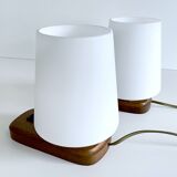 Pair of Scandinavian bedside lamps 60
