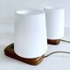Pair of Scandinavian bedside lamps 60