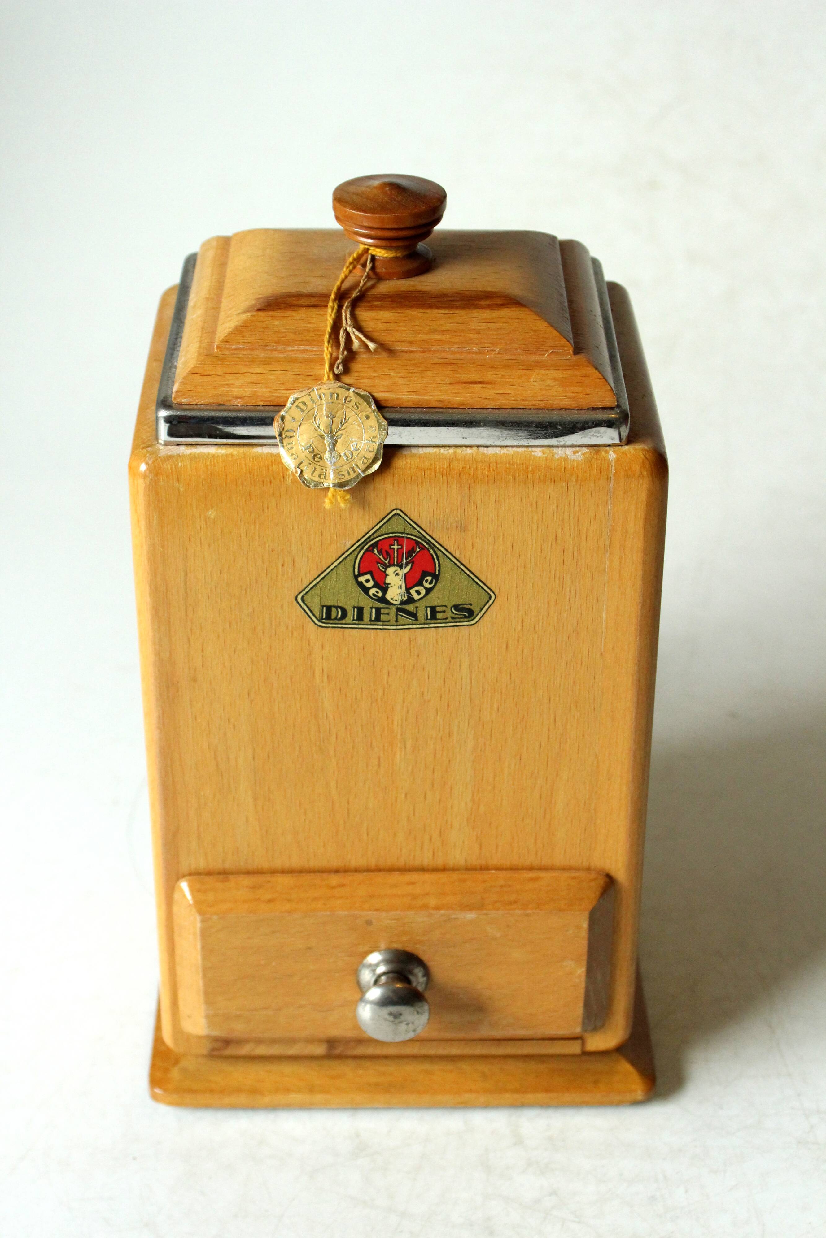 Rare old german coffee grinder by Dienes, complete usuable, made in the beginning of the 1950s