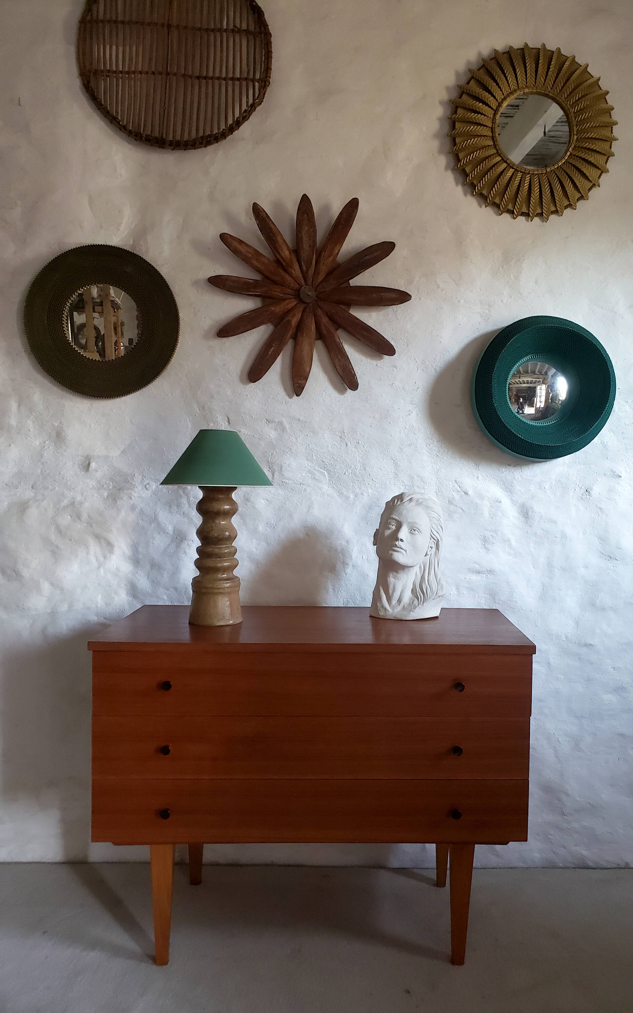 Vintage sandstone lamp