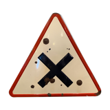 Enamelled sign post from 1972