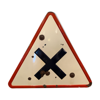 Enamelled sign post from 1972