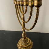 Menorah Vintage dorée