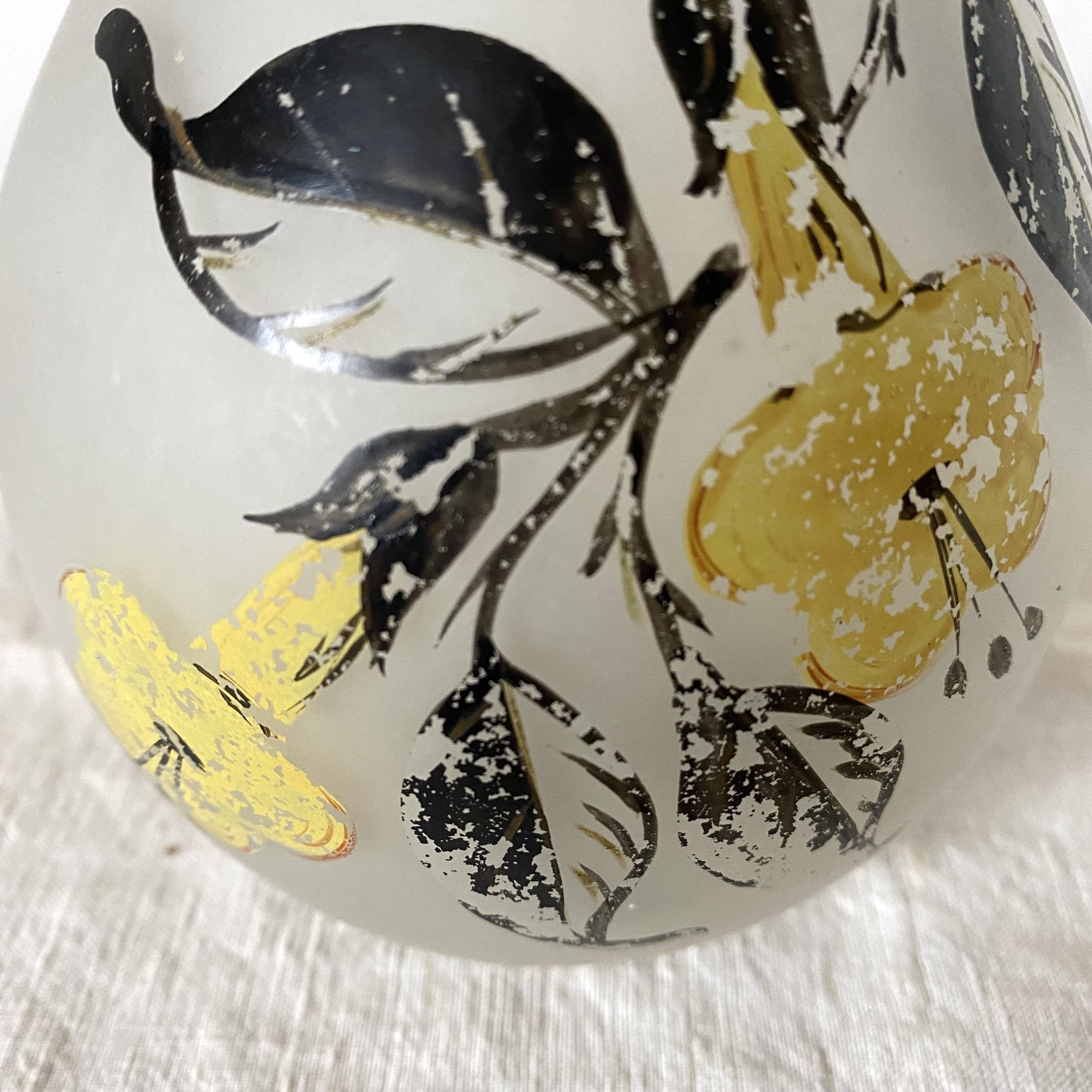 Glass paste vase 1900