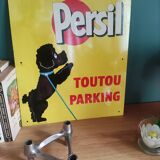 Parsley advertising enameled sign