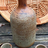 Bouteille en grès pyrite vintage