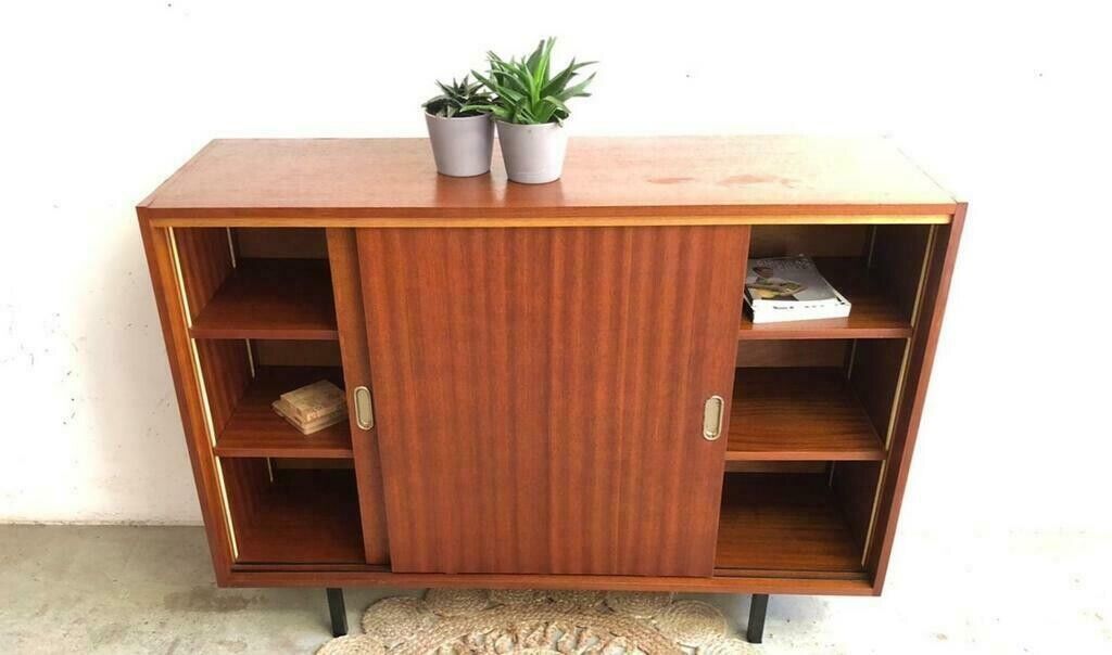 Danish wardrobe sliding doors 60s