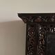 Thai trapezoidal display cabinet in carved solid wood