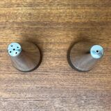 Pair of Danish Mid-Century Salt and Pepper Shakers by A&B Lundtofte, 1960s