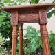 Art Deco wooden console table dimensions: height - 107 cm - width - 38 cm -