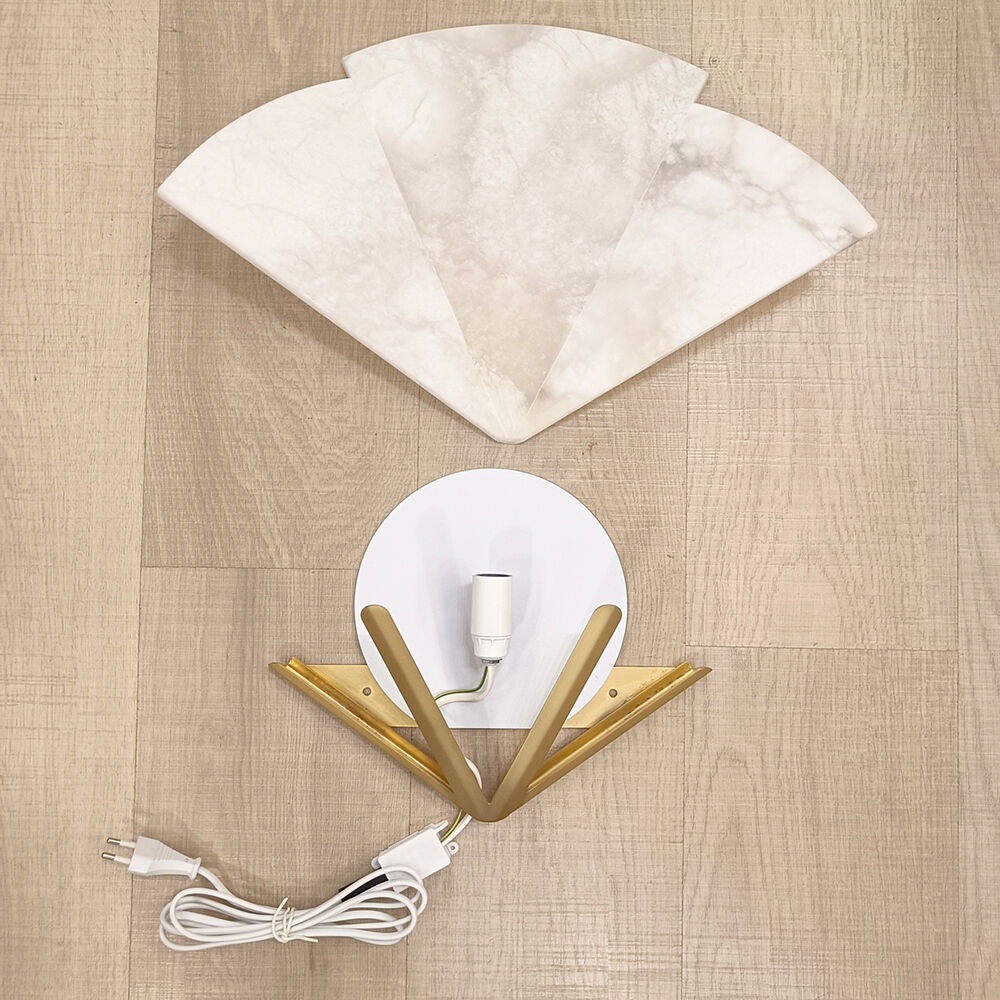 Alabaster Sconce by ECLIPSI, Spain, 1990's