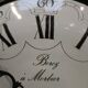 Horloge Comtoise Morbier Jura, façade au coq