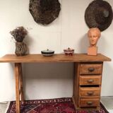 Old oak console