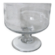 Large bubble glass bowl vintage
